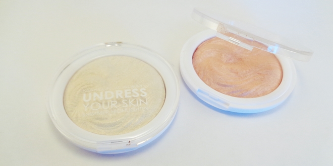 MUA Undress your skin shimmer highlighters (gold & pink)