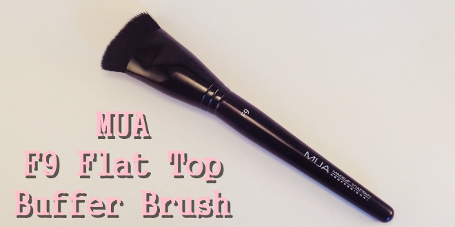 MUA F9 Flat Top Buffer Brush (a.k.a. Πινέλο για κοψίματα!)