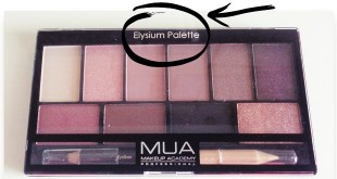 MUA Elysium παλέτα σκιών κριτική (review + swatches)