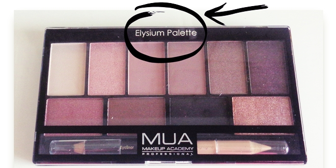 MUA Elysium παλέτα σκιών κριτική (review + swatches)