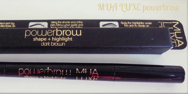 MUA Luxe Power Brow - Μολύβι φρυδιών (shape + highlight)