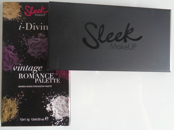 Sleek haul and unboxing - Αγορές από την εταιρεία Sleek vintage romance package