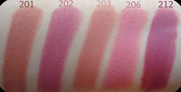 Lovie Matte lipsticks + swatches - Ματ κραγιόν της Lovie