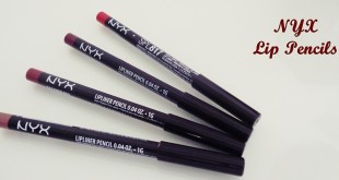 NYX μολύβια χειλιών review + swatches (lipliner pencils)