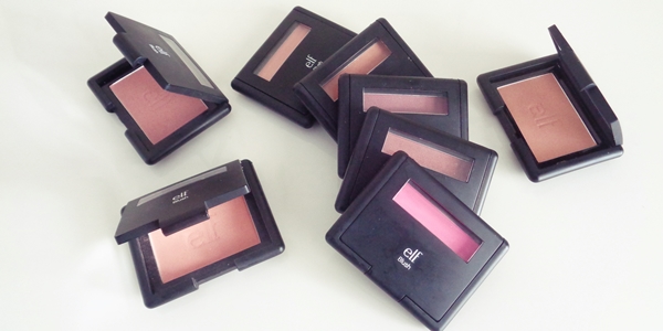 E.l.f. studio line ρουζ κριτική + swatches (e.l.f. blushes review)