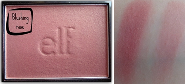 elf blush blushing rose swatch