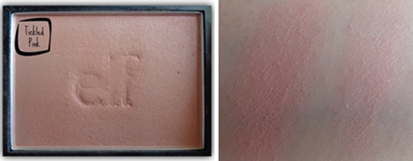 elf blush tickled pink swatch