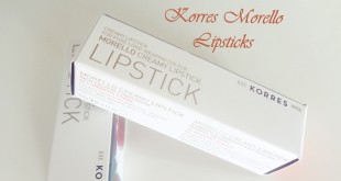 Korres Morello Creamy κραγίον review - Morello lipsticks swatches