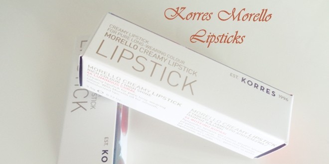 Korres Morello Creamy κραγίον review - Morello lipsticks swatches
