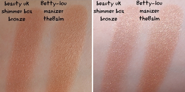 summer bronzers swatches