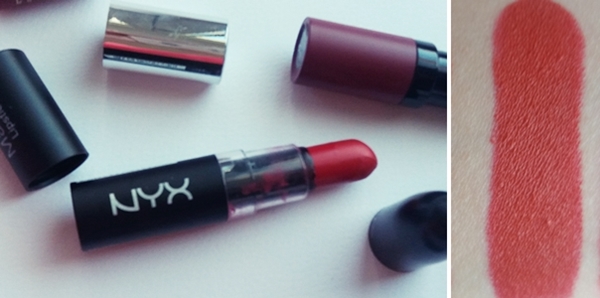 κόκκινα κραγιόν για τα Χριστούγεννα - NYX Matte Lipstick MLS27 EDEN