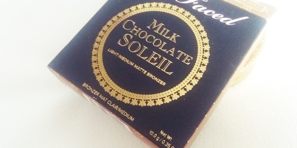 Too Faced Milk Chocolate Soleil light / medium matte Bronzer review