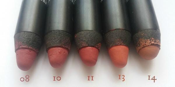 Κραγιόν Golden Rose Matte Lipstick Crayons (review & swatches) 08 10 11 13 14