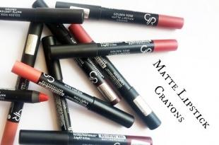 Κραγιόν Golden Rose Matte Lipstick Crayons (review & swatches)