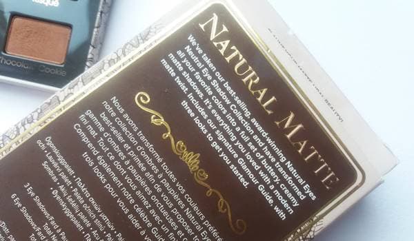 Too Faced Natural Matte Palette - Παλέτα με γήινες ματ σκιές