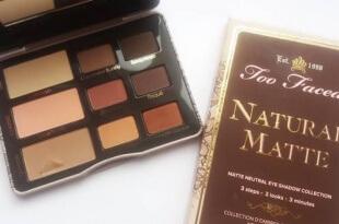 Too Faced Natural Matte Palette - Παλέτα με γήινες ματ σκιές