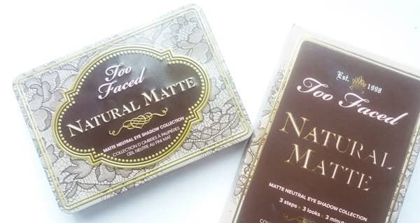 Too Faced Natural Matte Palette - Παλέτα με γήινες ματ σκιές