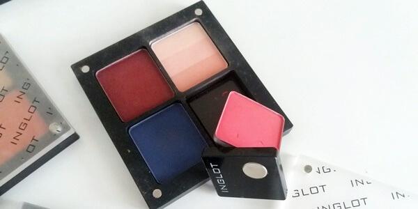 Παλέτες σκιών - σκιές της Inglot - Freedom system. Swatches και Review