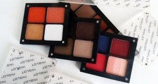 Παλέτες σκιών - σκιές της Inglot - Freedom system. Swatches και Review