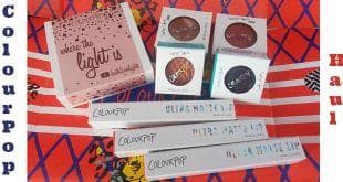 ColourPop Haul. Online beauty αγορές ColourPop. Υγρά κραγιόν, σκιές κ.α