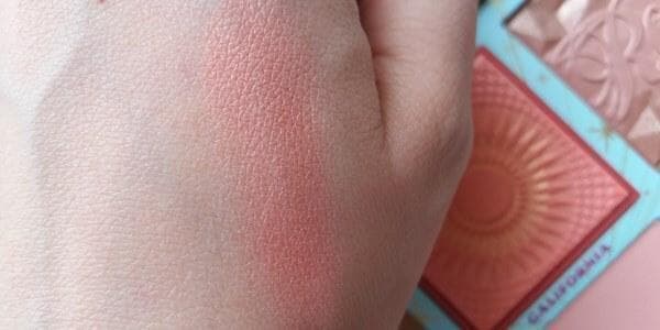 Cheek Parade. galifornia blush swatch