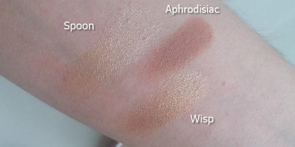 Colourpop Blush & Highlighters aphrodisiac spoon wisp swatches