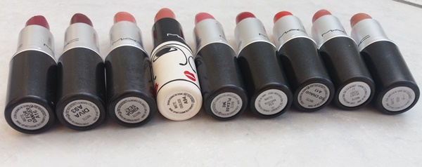 20+1 MAC κραγιόν - My MAC lipstick collection! Review, Swatches, Photos